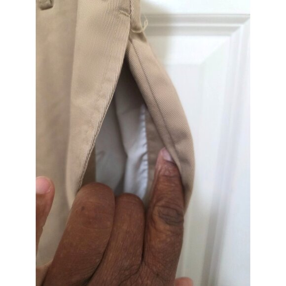 Nautica Plus Size Men's Khaki Flat Front Casual Shorts Size 42 Cotton Blend - Picture 6 of 9